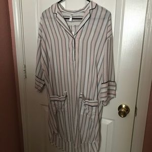 NWT Gap body striped nightgown